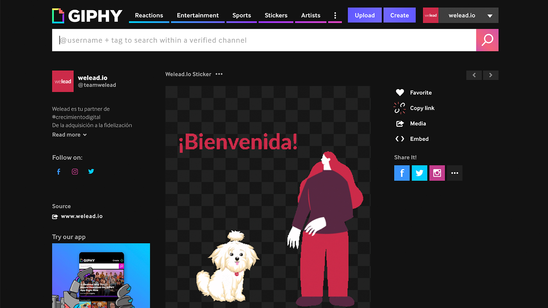 make GIFs on Giphy